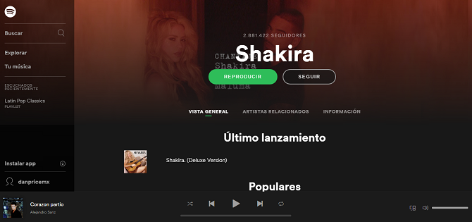 Vďaka novému prehrávaču Spotify Web Player je všetko v poriadku. Rozpoznajte interpreta webového prehrávača 670x315