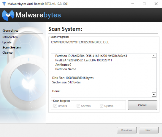 Bezplatné bezpečnostné nástroje – Malwarebytes Anti Rootkit