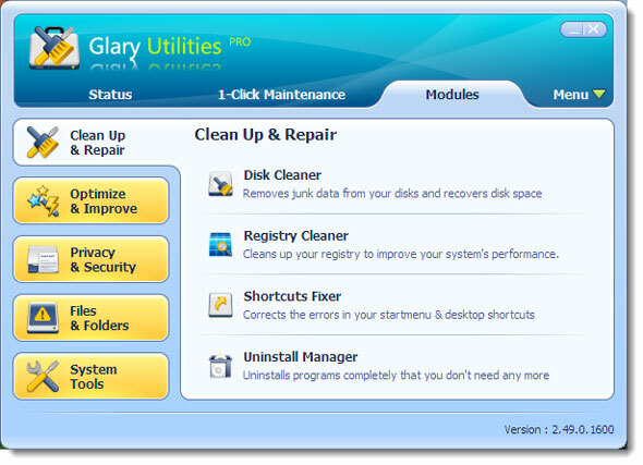 Udržujte svoj počítač v chode s Glary Utilities Pro glary utilities03