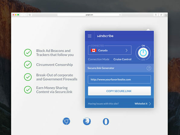 Ako chrániť vaše internetové súkromie pomocou Windscribe VPN windscribe 1