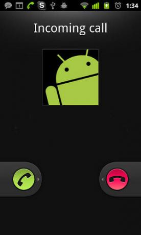 prichádzajúci hovor Android