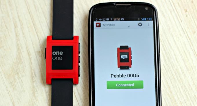 kamienková kontrola smartwatch