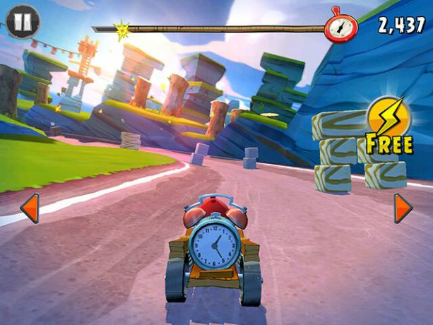 Angry Birds Go! Recenzia: Môžu vtáky prežiť skok na prehrávanie? ab go race