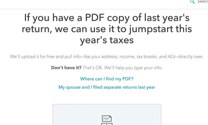 Sprievodca turbotaxom - Nahrajte PDF, aby ste vopred vyplnili polia TurboTax