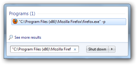 viac profilov firefox