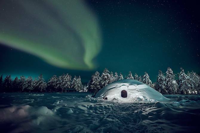 airbnb-snow igloo