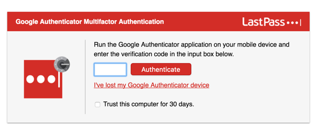 LastPass-authenticator