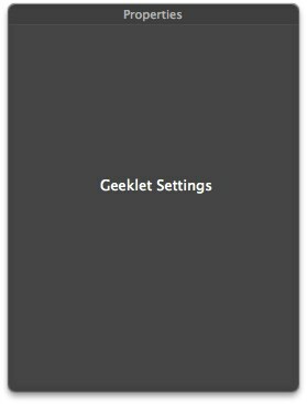 GeekTool - zobrazenie systémových informácií o počítačoch Mac v štýle 01d Geeklet Settings