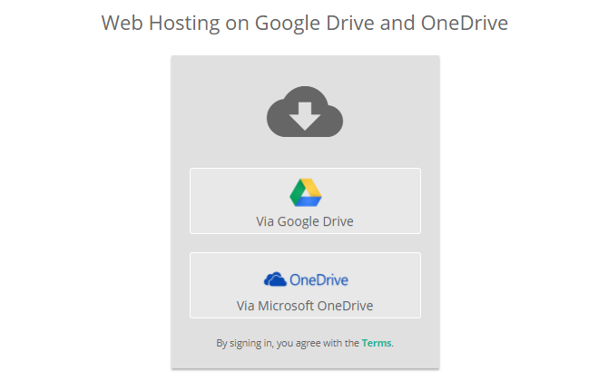 DriveToWeb s Diskom Google alebo OneDrive