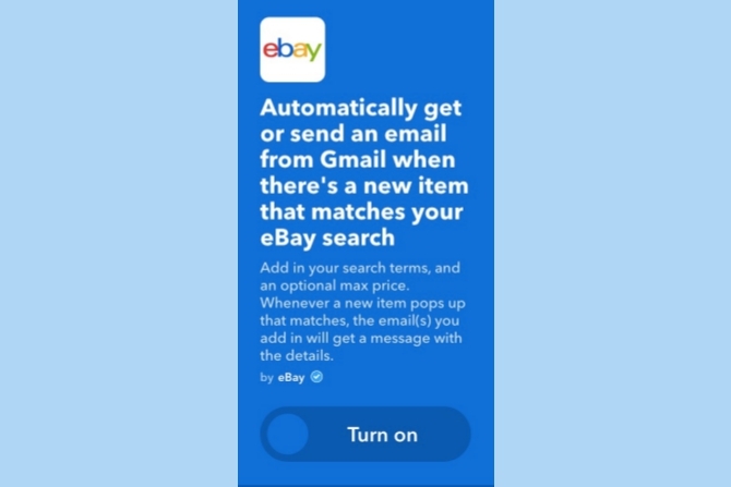 ifttt gmail ebay hľadanie zápasu