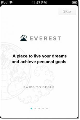 Dbajte na to, aby vaše životné ciele boli prehľadné tým, že ich rozdelíte na malé prírastky v systéme Everest [iOS] everest01.