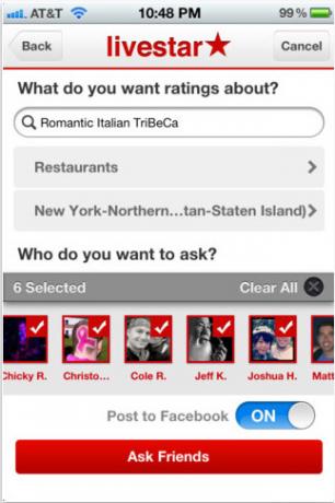Livestar: Získajte odporúčania pre miesta od svojich priateľov [iOS] livestar1