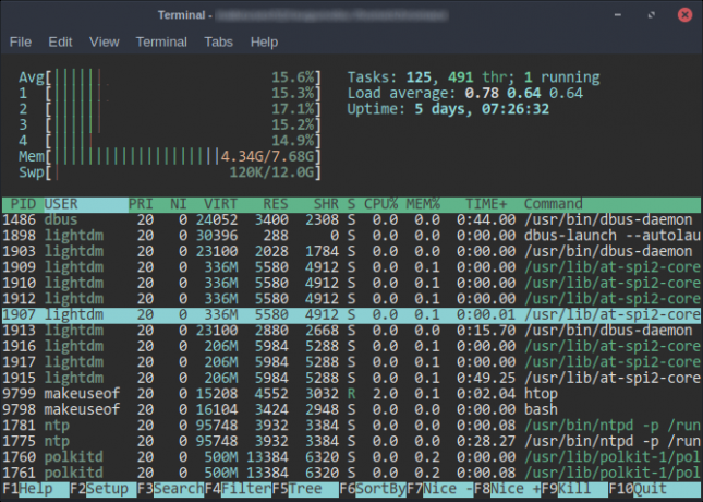 htop task manager nahradiť top