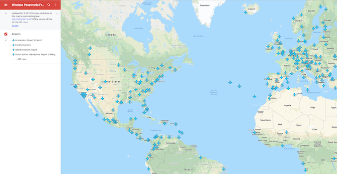 Wifi-Map-Airport