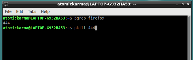 Zabite aplikáciu pre systém Linux príkazom pkill