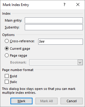 Ako vytvárať profesionálne správy a dokumenty v indexe Microsoft Word Mark Index