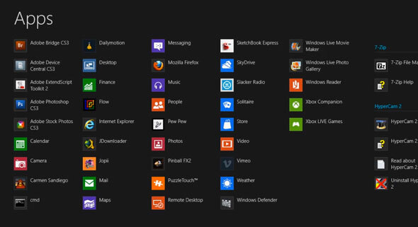 Ukážka funkcií systému Windows 8