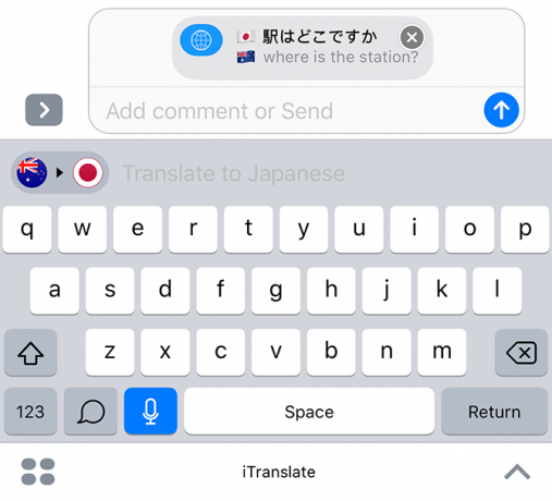 prekladá imessage