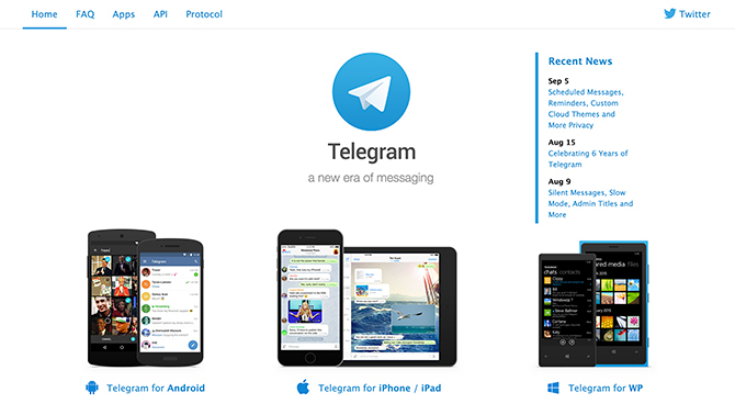 Použite telegram na rozhovor s priateľmi na ceste