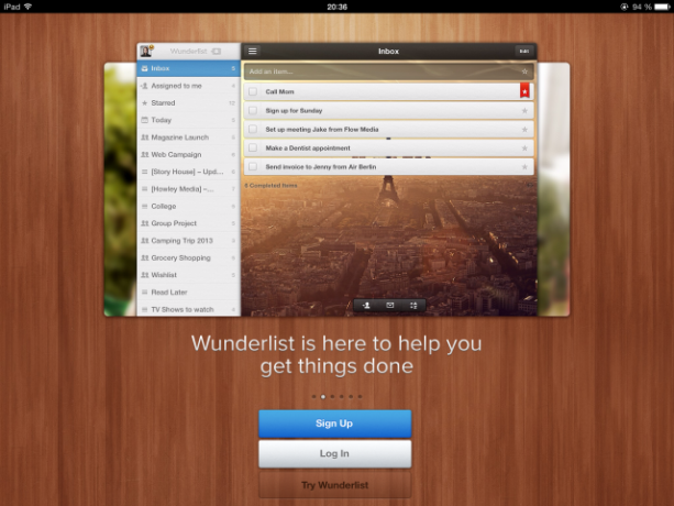 Wunderlist je presvedčivá alternatíva k obyčajným pripomenutiam starých iOS wunderlist3