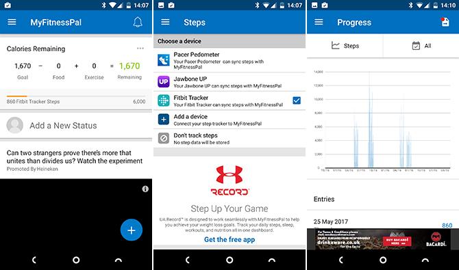 Počítadlo kalórií kalórií myfitnesspal pre android