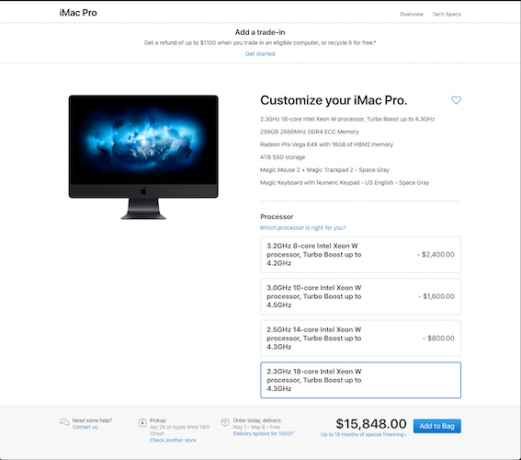 Plne načítané iMac Pro