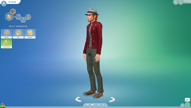 Nástroj Create-a-Sim v The Sims 4