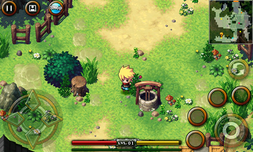 Android RPG hra