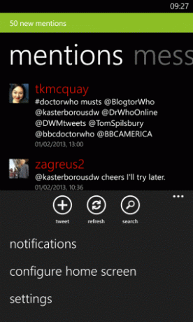 windows phone twitter aplikácie