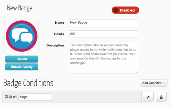 miniaplikácia pre wordpress gamification