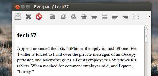 Everpad: Najlepší Evernote klient pre Ubuntu [Linux] everpad note