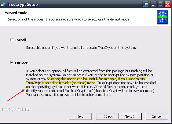 Zašifrujte USB kľúč pomocou Truecrypt 6.0 travellertruecrypt1a