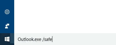 Spustenie programu Outlook v núdzovom režime v systéme Windows 10