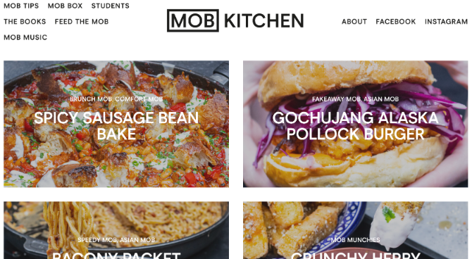 Mob Kitchen uľahčuje varenie pre študentov a začiatočníkov s receptami na menej ako 10 dolárov