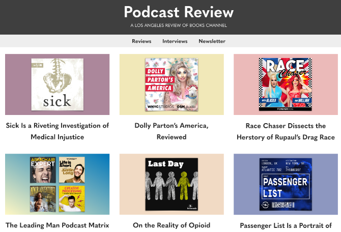 Recenzia podcastu LA Review of Books