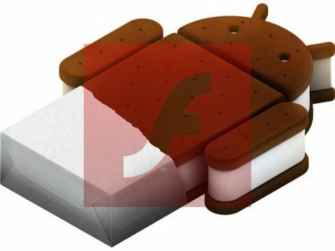 Android Ice Cream Sandwich Shipping With Flash icecreamsandwichflash