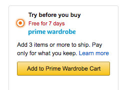 Čo je to Amazon Prime Wardrobe? A ako sa zaregistrovať Pridať do košíka