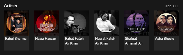 Žáner Qawwali na Spotify