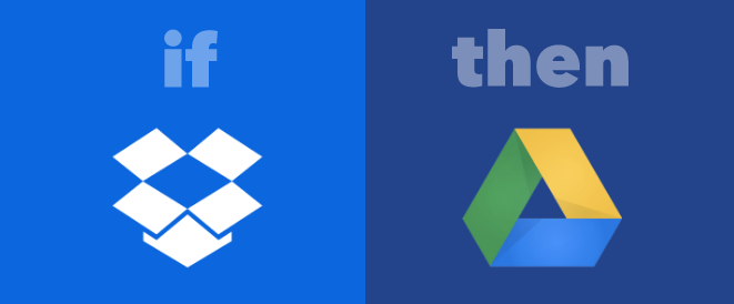 Dropbox IFTTT na Disk Google