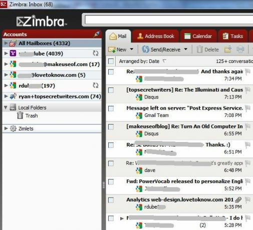 zimbra email