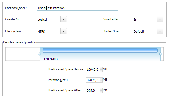 Spravujte svoje oddiely na pevnom disku ako profesionál pomocou oddielu EaseUS Partition Master [Windows] EaseUS Partition Master Vytvorenie oddielu