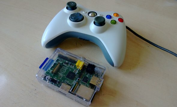 Muo-Raspberry Pi-regulátory, xbox