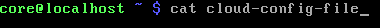 Cloudová konfigurácia servera CoreOS Cat