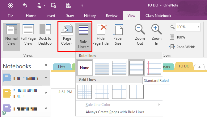 10 skvelých tipov pre OneNote, ktoré by ste mali používať po celý čas, linky na papier OneNote 670x380