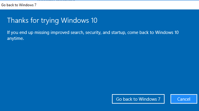 Inovujte Windows 10 downgrade Windows 8 7 pokynov