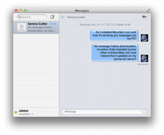 Bye Bye iChat: Začíname s novou aplikáciou OS X Messages App [Mountain Lion] prvé zobrazenie