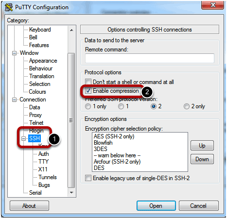 ssh proxy tunel