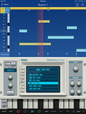 KORG Gadget je 15-syntetické silné štúdio pre iPad gadget marseille1