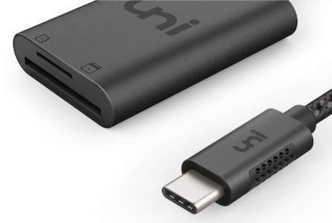 Obrázok produktu čítačky kariet Uni Micro SD pre iPad Pro USB-C