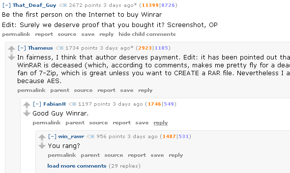 Láska je slepá, Batman, Winrar a ďalšie [Best of Reddit] reddit100dollars